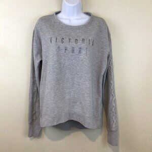 Victoria Sport Gray Pullover Crew Neck Sweatshirt